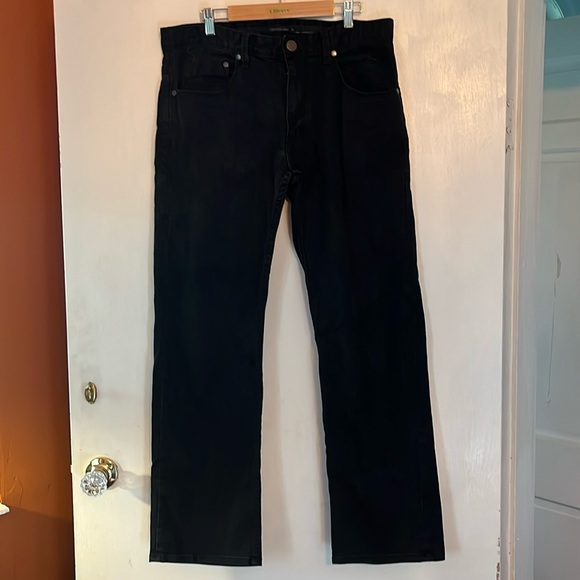 Calvin Klein - Black Denim Straight Leg Jeans - Size 34 CLEARANCE - Picture 5 of 5